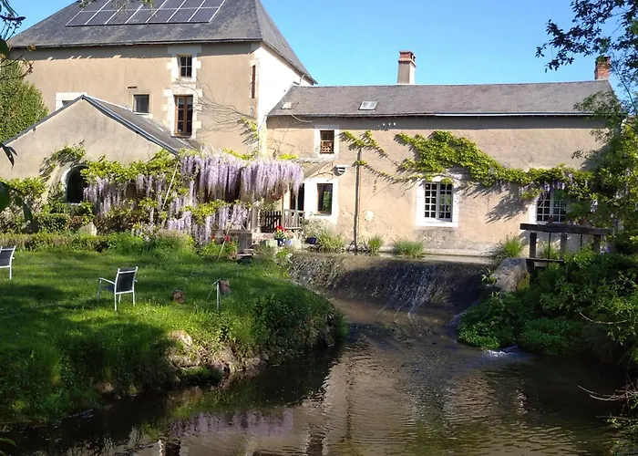 منزل ريفي Les Roulottes Du Moulin De Palet Chartrene