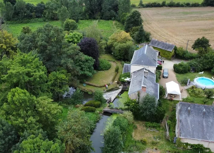 Casa de Campo Les Roulottes Du Moulin De Palet Chartrene
