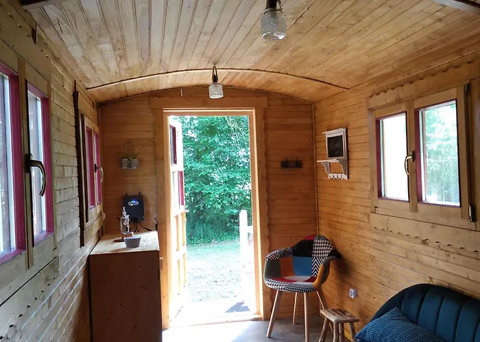 منزل ريفي Les Roulottes Du Moulin De Palet